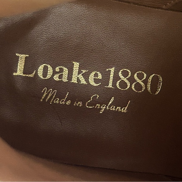Loake Bedale Tan Handcrafted Leather Boots - US Size 9 - UK size 8